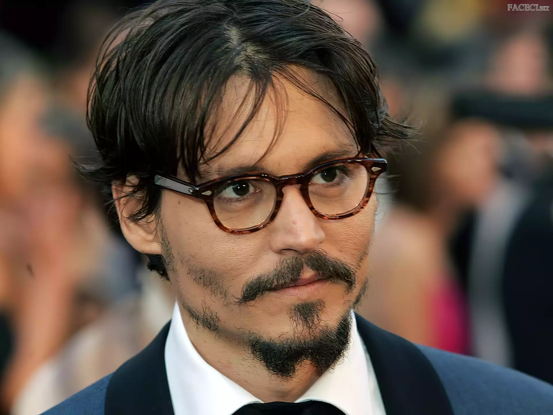 broda, Johnny Depp, okulary