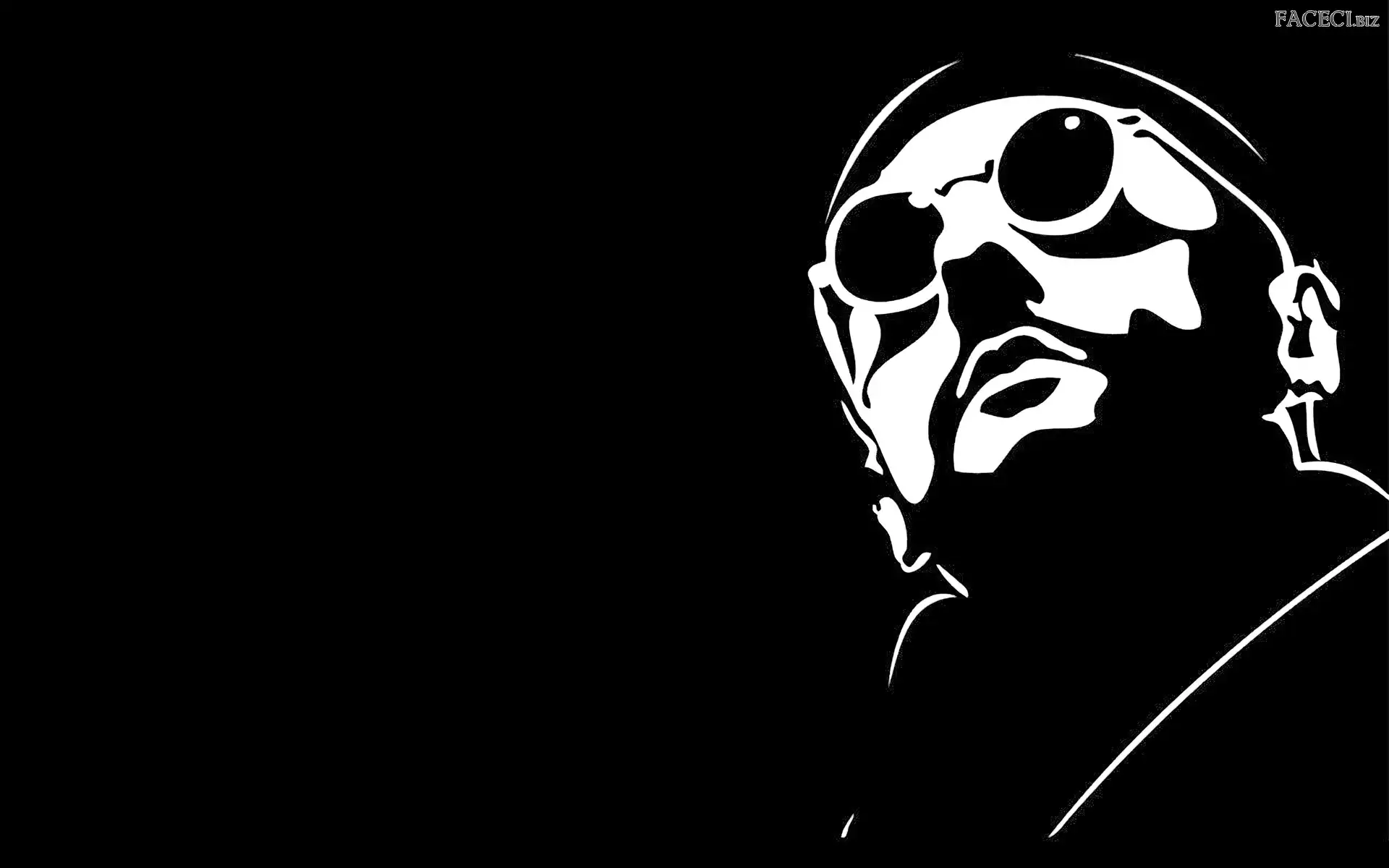 Okulary, Jean Reno, Twarz